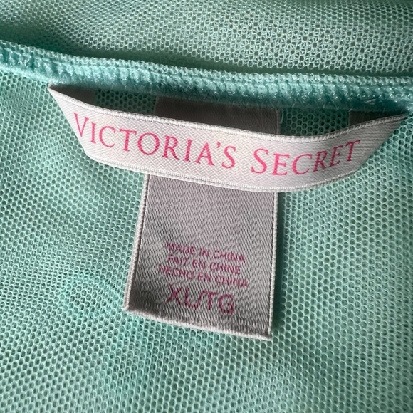 2014 Vintage Victoria's Secret Eyelet Lace Chemise Intimates Sleepwear Size XL - Picture 7 of 9